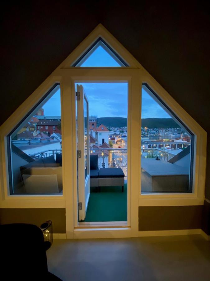 Penthouse With Private Balcony In The City Centre Of Bergen 아파트 외부 사진