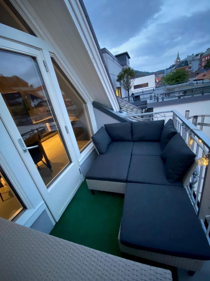 Penthouse With Private Balcony In The City Centre Of Bergen 아파트 외부 사진