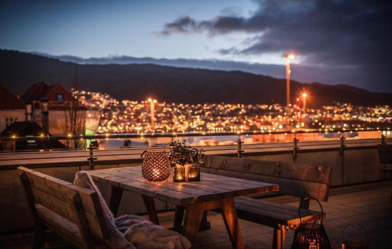 Penthouse With Private Balcony In The City Centre Of Bergen 아파트 외부 사진